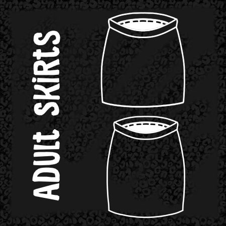 Leopard Print Adult Skirt