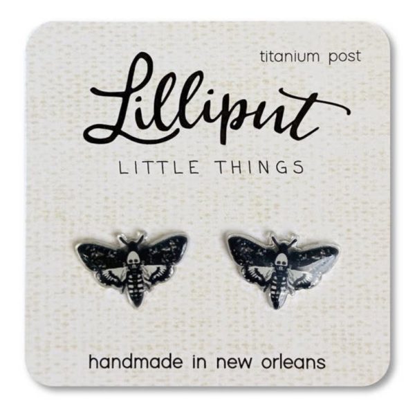 Death’s Head Moth Earrings