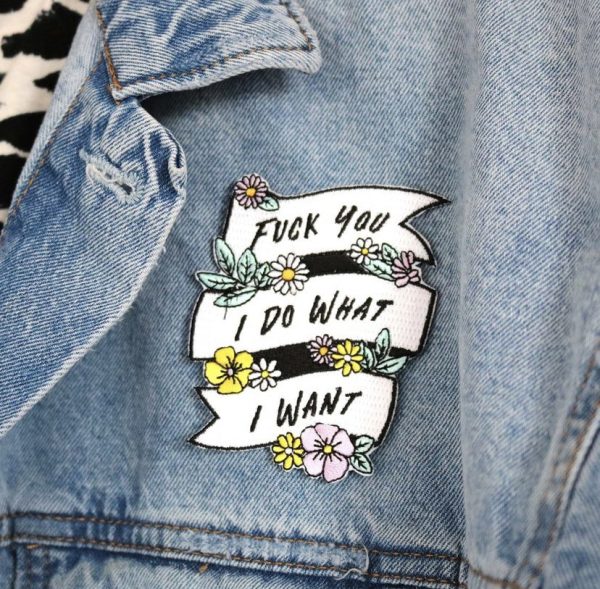 Fuck You, I Do What I Want Enamel Pin - Image 2