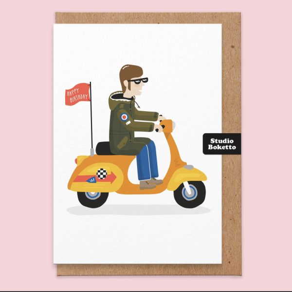 Mod Happy Birthday Card