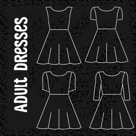 Leopard Print Adult Skater Dress