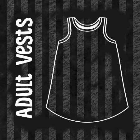 Stripe Print Adult Vest