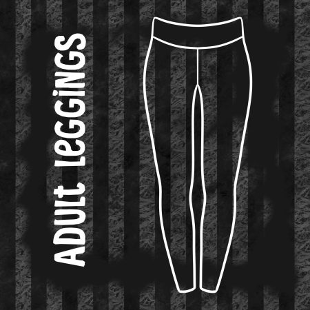 Stripe Print Adult Leggings