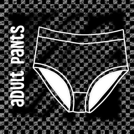 Checkerboard Print Adult Pants