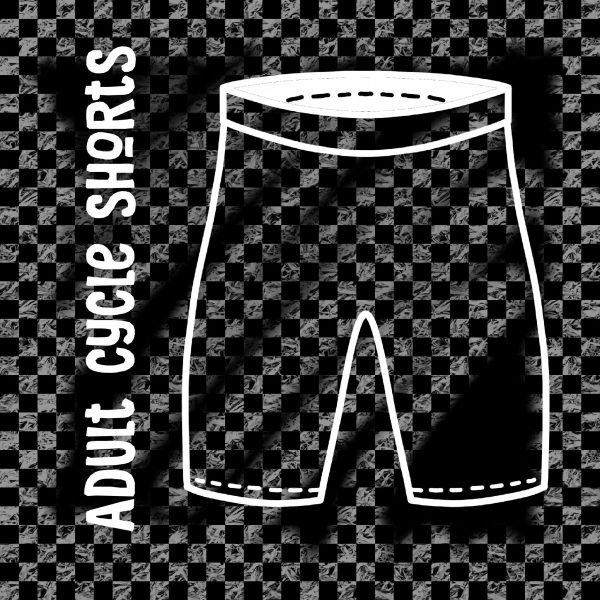 Checkerboard Adult Cycling Shorts