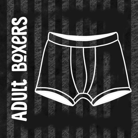 Stripe Print Adult Boxers