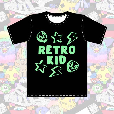 Retro Kid Vinyl Printed Items Vinyl Printed Items - Kids and Adult