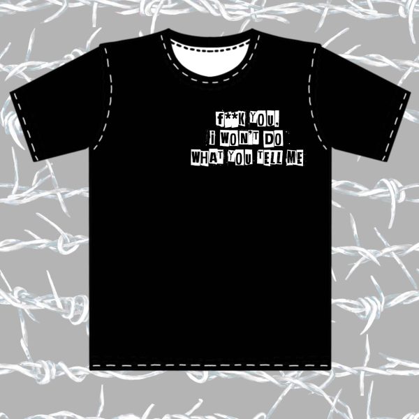 I Won't Do What You Tell Me Vinyl Printed Items Vinyl Printed Items - Kids and Adult - Image 3
