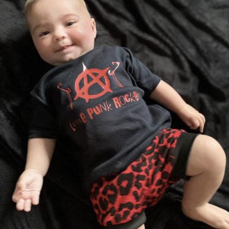 Little Punk Rocker Kids Vinyl Printed Items