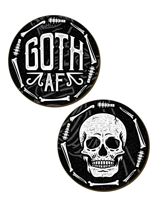 Goth AF 4 Piece Coaster Set - Image 3
