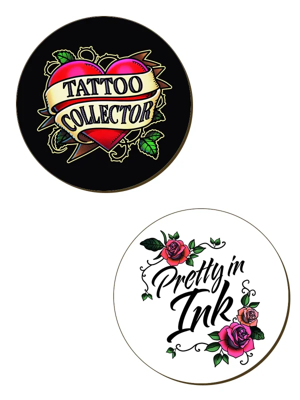 Addicted To Ink 4 Piece Coaster Set - Image 3