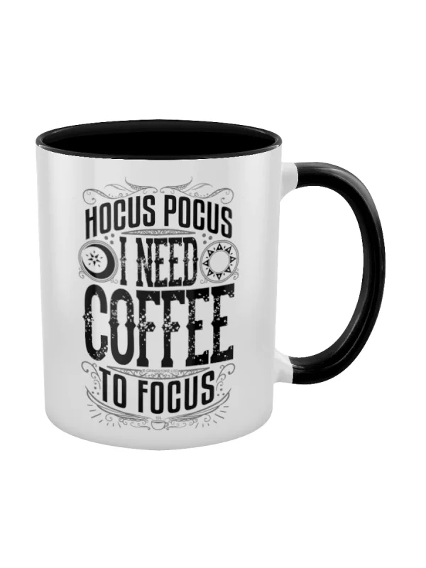 Hocus Pocus I Need Coffee To Focus Mug - Image 2
