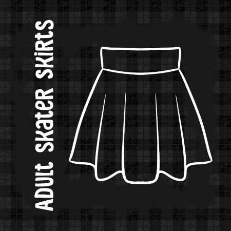 Tartan Print Adult Skater Skirt