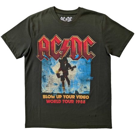 AC/DC UNISEX ADULT T-SHIRT: BLOW UP YOUR VIDEO