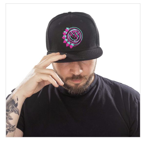 BLINK-182 UNISEX ADULT SNAPBACK CAP: DOUBLE SIX ARROWS - Image 2