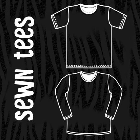 Zebra Print Sewn Tee