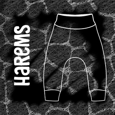 Animal Print Harem Pants