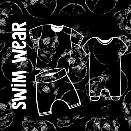 Random Print Swim Wear