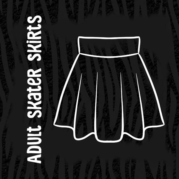 Zebra Adult Skater Skirt