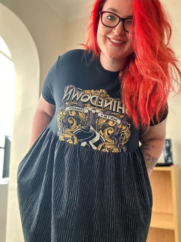 Adult Upcycled Smock Dress - Image 6