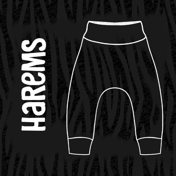 Zebra Harem Pants
