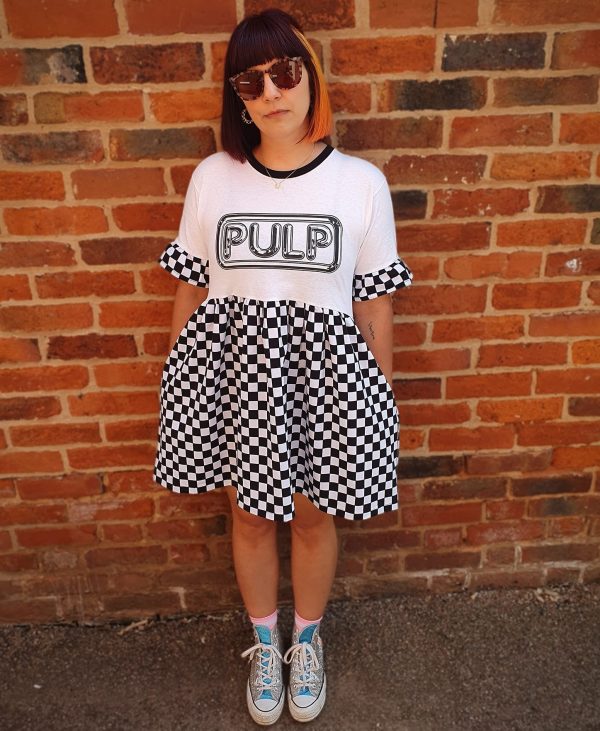 Adult Upcycled Smock Dress - Image 3