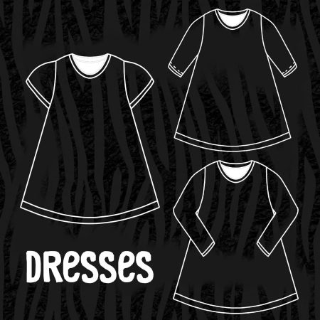 Zebra Print T-Shirt Dress