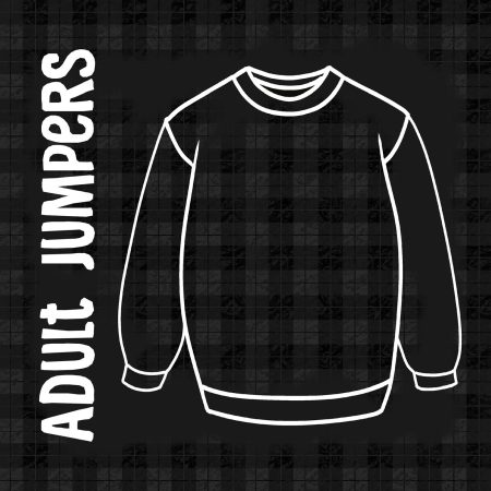 Tartan Print Adult Jumper