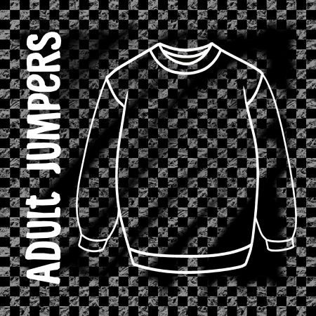 Checkerboard Print Adult Jumper