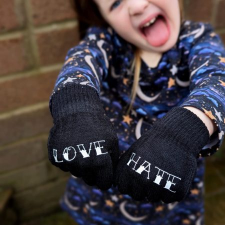 Vinyl Printed Kids Gloves - One Size Fits All
