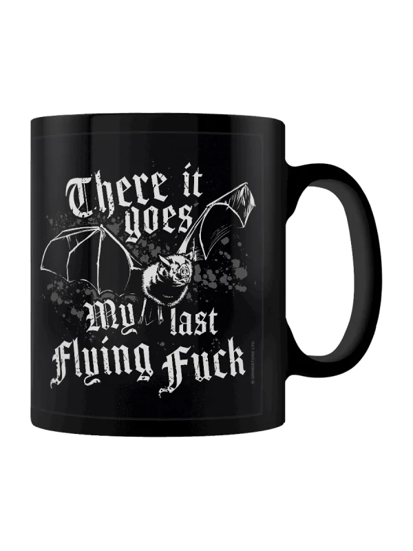 There It Goes My Last Flying Fuck Black Mug - Image 2