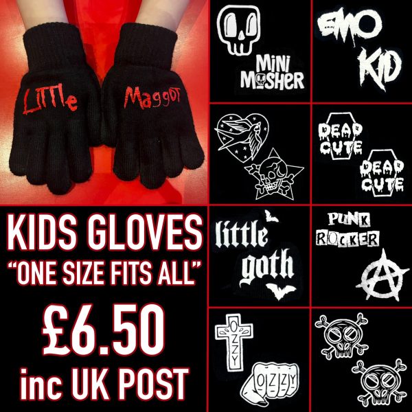 Vinyl Printed Kids Gloves - One Size Fits All - Image 15