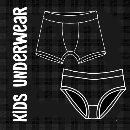 Tartan Print Kids Underwear