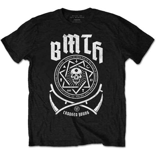 BRING ME THE HORIZON UNISEX T-SHIRT: CROOKED