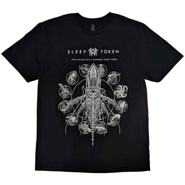SLEEP TOKEN UNISEX T-SHIRT: TOMB WHALE