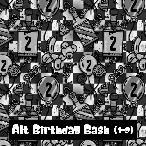 Birthday Collection Adult Fitted Crop Top - Image 2
