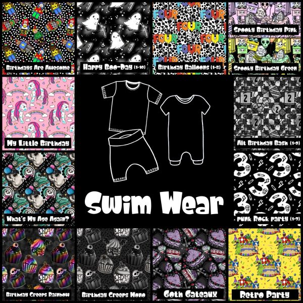 Birthday Collection Swim Wear