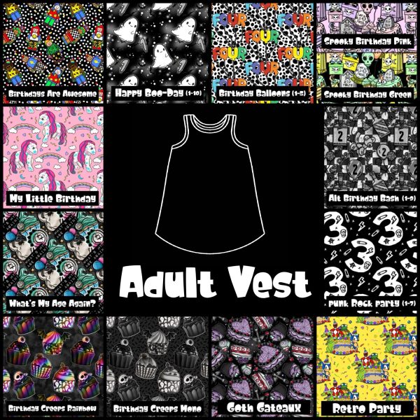 Birthday Collection Adult Vest