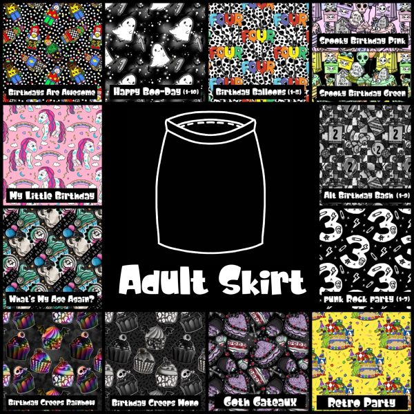 Birthday Collection Adult Skirt