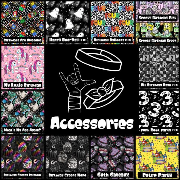 Birthday Collection Accessories - Kids and Adults