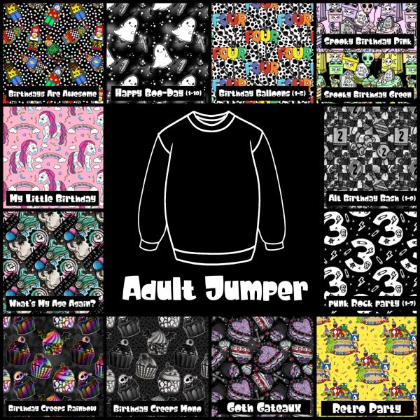 Birthday Collection Adult Jumper