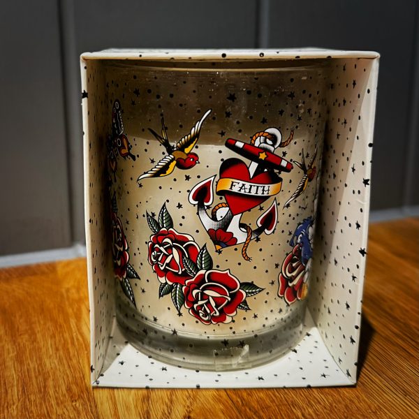Victory Ship Tattoo Print Scented Candle - Image 2