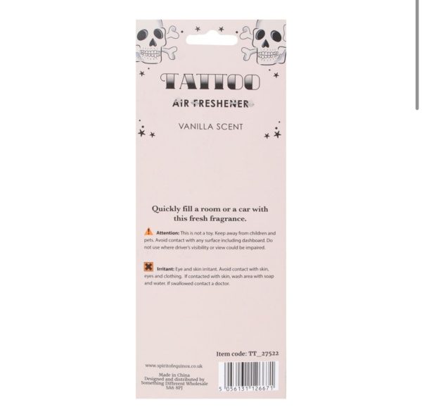 Tattoo Ship Vanilla Scented Air Freshener - Image 4