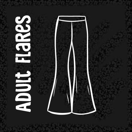 Leopard Print Adult Flares