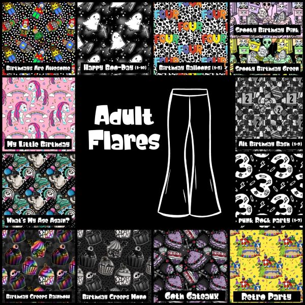 Birthday Collection Adult Flares