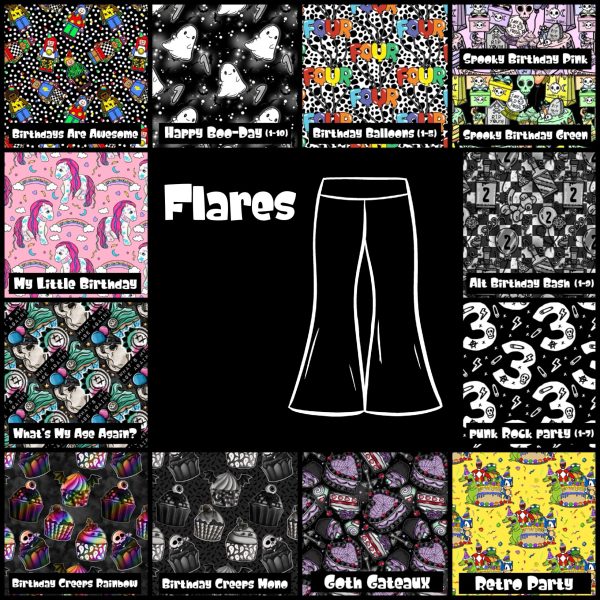 Birthday Collection Flares