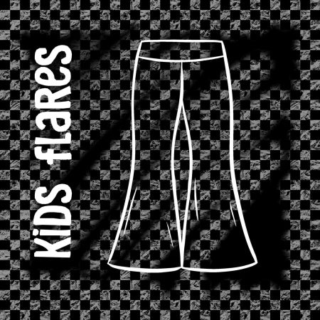 Checkerboard Print Flares