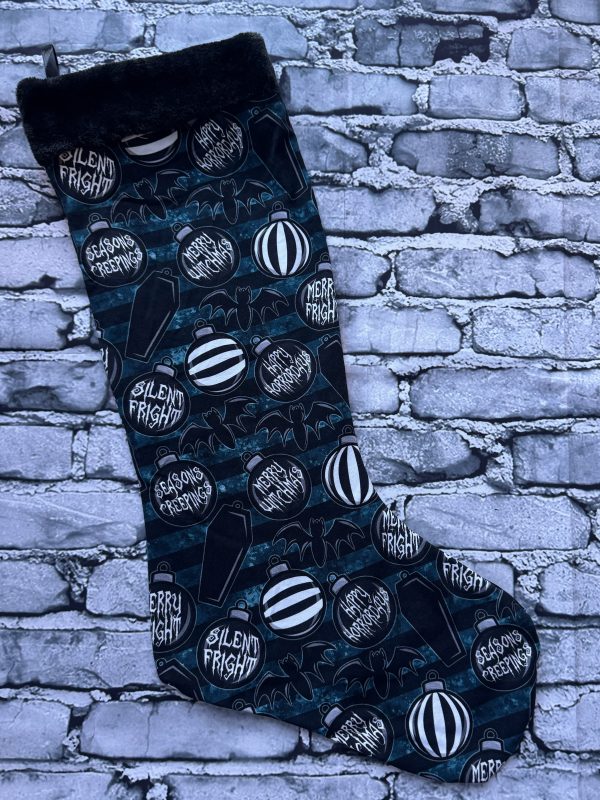 Premade - Happy Horrordays Large Stocking