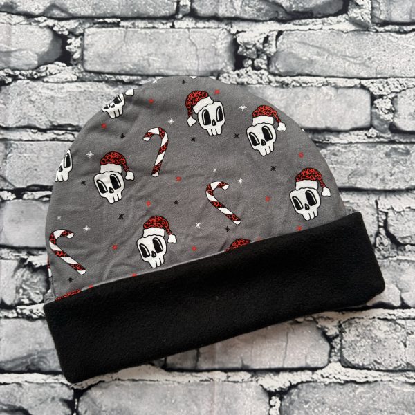 Premade - Merry Moshmas Adult Fleece Lined Beanie