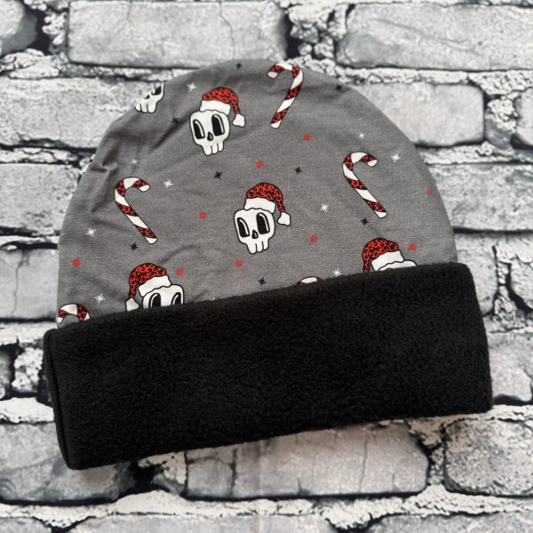 Premade - Merry Moshmas Toddler Fleece Lined Beanie